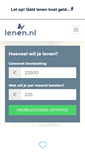 Mobile Screenshot of lenen.nl